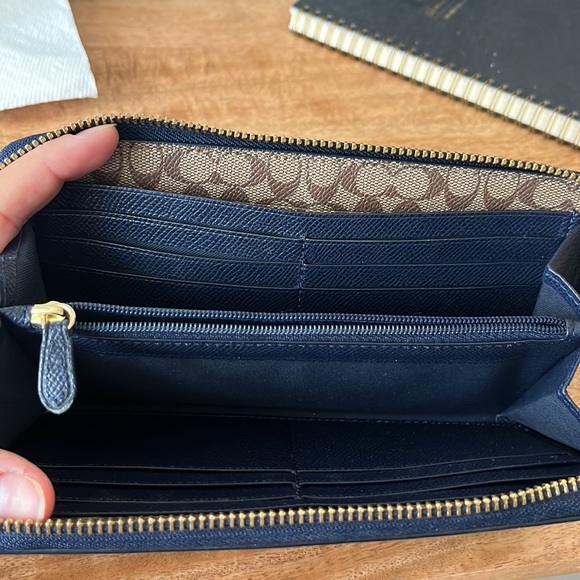 Coach Leather Accordion Wallet - Picture 3 of 3